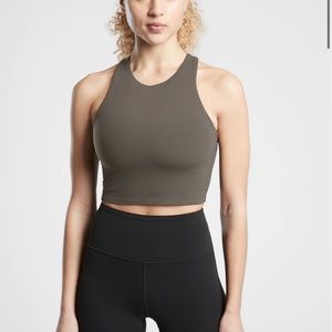 Athleta Conscious Crop Arbor Olive
